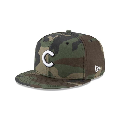 Sapca New Era Chicago Cubs MLB Camo 59FIFTY Fitted - Verzi